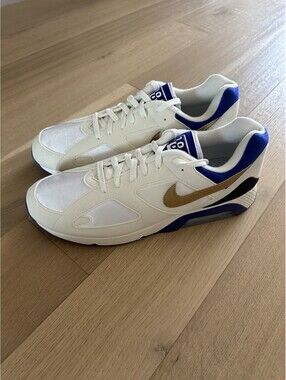 NIKE AIR 180 SUMMIT WHITE/METALLIC GOLD mens 13 BNIB